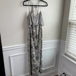 Anthropologie beaded trim sleeveless maxi dress size 8 Photo 2