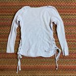 Michael Kors LAVENDER QUILTED SIDE TIE  SWEATER Photo 0