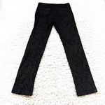 Insight Black Paisley Skinny Dress Pants Stretchy High Rise Size Medium Pockets Photo 6