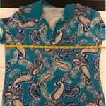 kim rogers BOGO Short Sleeve Multicolored Paisley Top Photo 3