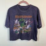 Nickelodeon ✨  Women’s Purple Character Crop Top Small Photo 0