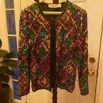 Laurence Kazar VINTAGE 70’S/80’S SEQUIN AND BEADED BLAZER SIZE PM. CAN FIT A L Photo 0