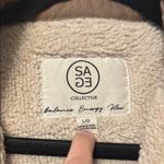 Sage Teddy Jacket Gray and Brown Cozy Outerwear Photo 1