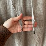 P.J. Salvage  Heather Gray Cropped Hoodie Women NWT Size Medium  Photo 2