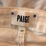 Paige  Womens Skyline Skinny Crop Jeans Mid Rise Crisp White Denim 32 Photo 5