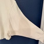Joie  Caleigh B Oversized Women’s Porcelain White Crop Top Sweater Size Medium Photo 7
