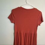 Lila Rose Lily Rose Ribbed T-Shirt Dress Light Clay Photo 7