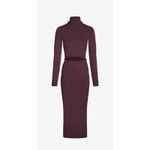 GAUGE81 Suno Long Sleeve Sweater Dress Merlot Size XS small Red Photo 3