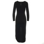 Revolve Benjamin Jay Black Jay Layne hi low modal Long Sleeve Dress, size M Size M Photo 1
