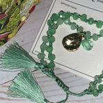 Melrose and Market Green Beaded Bracelet genuine stone adjustable NEW nickel free Photo 2