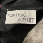 Ricki Lang for Nuit Blue Metallic and Velvet Mockneck Vintage VTG Size 8 Photo 3