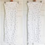 Milly  Kait Fleur Paillette Midi Dress US 2 NEW Bridal Embellished Beaded Photo 3