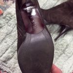 via spiga  Elegant Brown Suede Women's Ankle Boots made in Italy 8M Photo 3