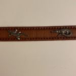 Brighton Wildlife Leather Belt 90s Vintage Y2K Photo 8