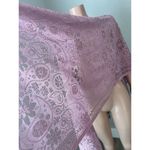 Peach pink Lace floral Open Front Kimono Beach Coverup Lightweight relaxed #211 Size undefined Photo 9