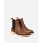 Everlane  The Italian Leather Chelsea Boots in Tobacco Mismatched L 7 R 6.5 New Photo 1