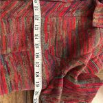 Coldwater Creek  Red Multicolor Lined Blazer Size Medium Photo 3