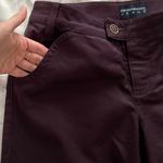 Emporio Armani New Sabrina Maroon Burgundy Cropped Slim Skinny Jeans, size 28” Photo 4