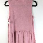 Surf Ministry Womens Tank Top Peplum Ruffle Miami Florida Sleeveless Pink S Photo 1
