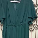 Bloom chic green short sleeve pant jumpsuit Photo 1