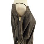 Whistles Leather Suede Zip Detail Dress Size 6 (US) Photo 4