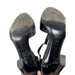 Prada  Black Patent Leather T-Strap Metallic Ombre Toe Pumps Heels EU 38.5 Photo 10