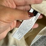 Massimo Dutti NWT Linen Blend Short Dress W/ Voluminous Sleeves Cream Size Small Photo 4