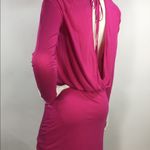 Haute Hippie  Low Open Back Long Sleeve Mini Dress Photo 10