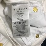 Ted Baker London Lillya Appliqué Hem Classic White Skinny Jeans Size 26 NWT Photo 12