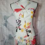 Floral Strapless jumpsuit Red Size XS Photo 7