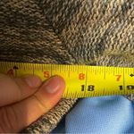 Leo & Nicole Leo Nicole Womens Cowlneck Sweater Dress Sz Medium Gray Hemline Shirt Sleeve GUC Photo 6