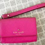 Kate Spade  Bright Pink Wrist Strap Wallet Photo 0