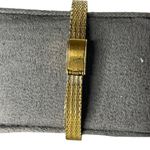 Diane Von Furstenberg  Gold Plated Mesh Stainless Steel Watch Vintage untested Photo 4