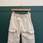 PacSun  Cream High Rise Cargo Jeans Photo 2