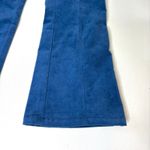 Derek Lam 10 Crosby Blue Velvet High Waist Crop Flare Pants 2 Photo 1