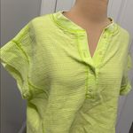 BDG Urban Outfitters Neon Green Waffle Knit Crop Top Size M Photo 4