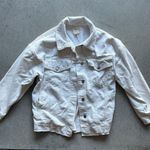 Ladies tgla White Corduroy Jacket/Shirt With Pockets. Size Medium Photo 0