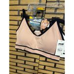Avia  Beige And White Sports Bra Set Size Large Photo 3