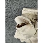 Relaxx Cargo‎ Sweat Shorts Women Medium High Rise Elastic Drawstring Waist Y2K Tan Photo 7