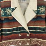 Vintage 80’s Banjo Western Southwestern Boho Cropped Blazer Women’s Size Medium Photo 2