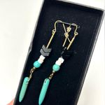 Scotch & Soda Maison Scotch Turquoise Dangle Earrings BNIB Photo 3