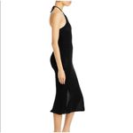 AQUA Halter Crochet Dress off back MEDIUM black Photo 5