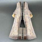 Coach  Palmer Taupe Gray Snakeskin Python Leather Penny Lug Soles Loafers Size 8B Photo 6