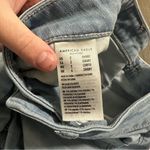 American Eagle  Light Wash Distressed Mid Rise Ankle Skinny Jeans Size‎ 2 Short Photo 5