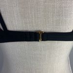 Trillium Halter Neck Black Geometric Tribal Print Swim Bikini Top Size Large Photo 5