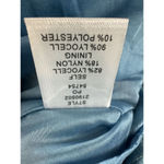 Current Air  Blue‎ One Shoulder Ruffled Tiered Belted Midi Dress Sz M Photo 7