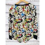 Disney Women’s Long Sleeve Tee Mickey And Friends Pajamas Multicolor Top Size L Photo 1