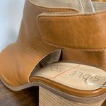 Sole Society Women's Peep Toe Bootie Heeled Sandals Ankle Strap Brown Size 8.5M Photo 1