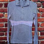 Lululemon Athletica Run Full Tilt Half Zip Purple Long Sleeve Pullover Photo 0