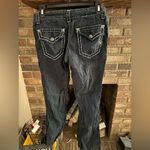 Miss Me Black and White Wide Leg Pants Photo 1